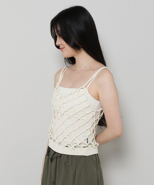 3.3 Field Trip （3.3フィールドトリップ）の「3.3 Field Trip／メッシュベスト 2972988（ベスト・レディース・ホワイト/ブラック/ブルー・FREE）」の8枚目の写真