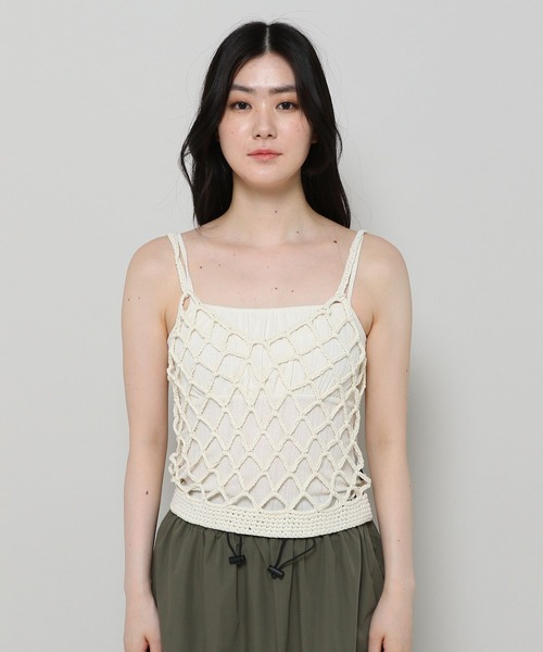 3.3 Field Trip （3.3フィールドトリップ）の「3.3 Field Trip／メッシュベスト 2972988（ベスト・レディース・ホワイト/ブラック/ブルー・FREE）」の9枚目の写真