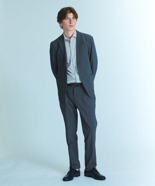 ABAHOUSE(アバハウス)の「【接触冷感】アイスピケ ストレッチ 半袖シャツ / FLEX SHIRTS(シャツ/ブラウス・メンズ・ネイビー/ブラック/ホワイト/サックスブルー/チャコールグレー/ダークネイビー/ライトグレー・44/46/48/50)」の8枚目の写真