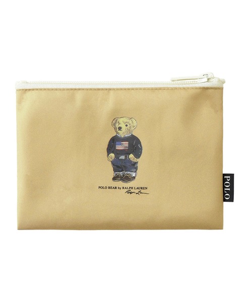 新品Ralph Lauren ベージュ かごバッグ ポーチ付き LAUREN RALPH Lauren Ralph ローレンラルフローレン かごバッグ