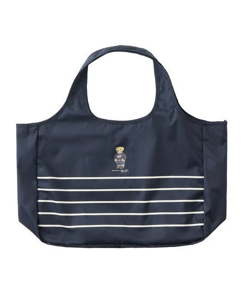 POLO RALPH LAUREN（ポロ ラルフ ローレン）の「ポーチ付きレインバッグ　POLO BEAR（エコバッグ/サブバッグ・レディース・ベージュ/レッド/ネイビー/ブラック・FREE）」の13枚目の写真