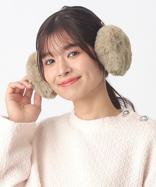 イヤーマフラー 耳当て フェイクファー（イヤーマフ）｜PAUL&JOE