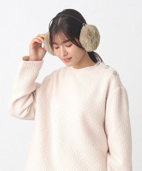 セール】イヤーマフラー 耳当て フェイクファー（イヤーマフ