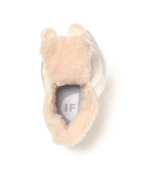IFME（イフミー）の「BABY｜IFME クマ耳デザインボアライナーブーツ[撥水仕様]（ブーツ・キッズ・ホワイト/グレー/ベージュ/ピンク・13.5cm/13.0cm/15.0cm/14.5cm/12.5cm/14.0cm/12.0cm）」の11枚目の写真