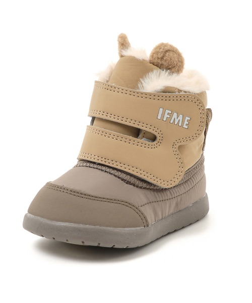 IFME（イフミー）の「BABY｜IFME クマ耳デザインボアライナーブーツ[撥水仕様]（ブーツ・キッズ・ホワイト/グレー/ベージュ/ピンク・13.5cm/13.0cm/15.0cm/14.5cm/12.5cm/14.0cm/12.0cm）」の13枚目の写真