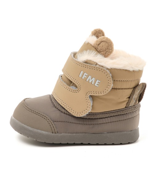 IFME（イフミー）の「BABY｜IFME クマ耳デザインボアライナーブーツ[撥水仕様]（ブーツ・キッズ・ホワイト/グレー/ベージュ/ピンク・13.5cm/13.0cm/15.0cm/14.5cm/12.5cm/14.0cm/12.0cm）」の14枚目の写真