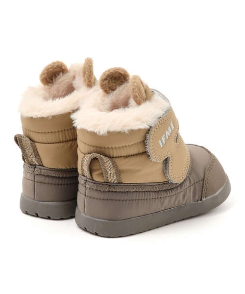 IFME（イフミー）の「BABY｜IFME クマ耳デザインボアライナーブーツ[撥水仕様]（ブーツ・キッズ・ホワイト/グレー/ベージュ/ピンク・13.5cm/13.0cm/15.0cm/14.5cm/12.5cm/14.0cm/12.0cm）」の16枚目の写真