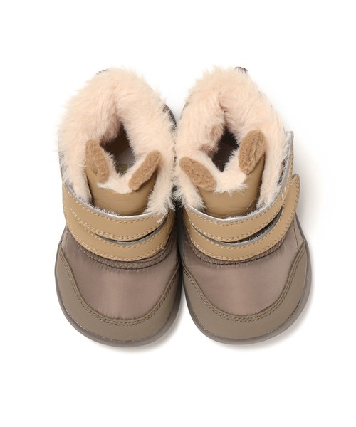 IFME（イフミー）の「BABY｜IFME クマ耳デザインボアライナーブーツ[撥水仕様]（ブーツ・キッズ・ホワイト/グレー/ベージュ/ピンク・13.5cm/13.0cm/15.0cm/14.5cm/12.5cm/14.0cm/12.0cm）」の17枚目の写真