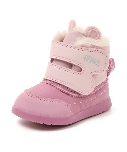 IFME（イフミー）の「BABY｜IFME クマ耳デザインボアライナーブーツ[撥水仕様]（ブーツ・キッズ・ホワイト/グレー/ベージュ/ピンク・13.5cm/13.0cm/15.0cm/14.5cm/12.5cm/14.0cm/12.0cm）」の20枚目の写真