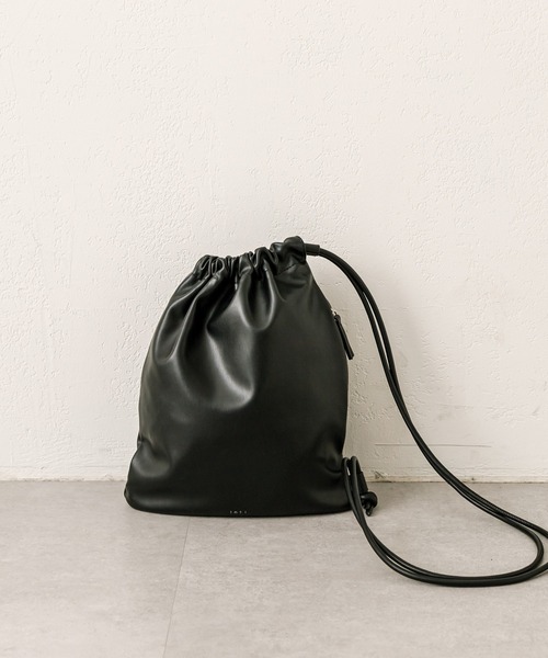 loti（ロティ）の「loti 巾着ショルダーBAG（ショルダーバッグ・レディース・グリーン/オフホワイト/ブラック・ONE SIZE）」の16枚目の写真