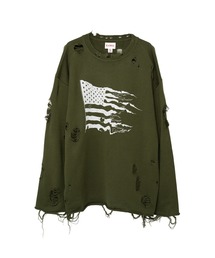 KAMIYA（カミヤ）の「BORO Knit Sweater（ニット/セーター