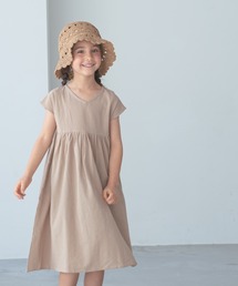 pairmanon（ペアマノン）の「【ママとおそろい】2WAYフレンチスリーブワンピース（ワンピース・キッズ）」