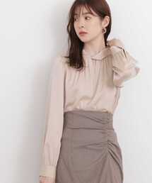 PROPORTION BODY DRESSING | キーネックスタンドブラウス / 1213210001(シャツ/ブラウス)