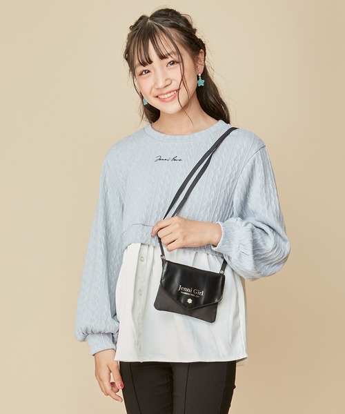 JENNI（ジェニィ）の「レター風マルチポケット（ショルダーバッグ