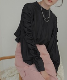 Bab | 袖ギャザープチハイブラウス(シャツ/ブラウス)