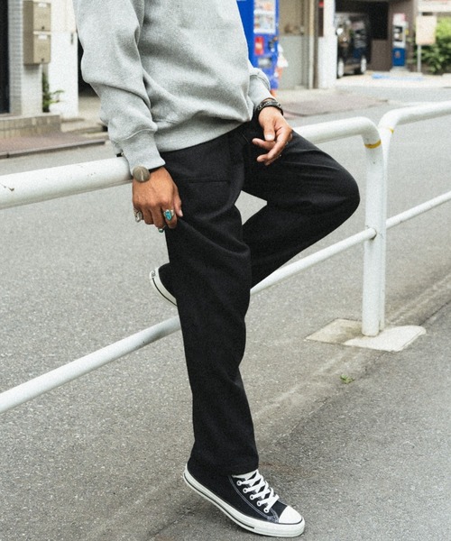 BIG MIKE(ビッグマイク)の「BIG MIKE ビッグマイク/ セットアップ対応 ウール ヘリンボーン ベイカー イージーパンツ wool herringbone baker easypants 102247000(その他パンツ・メンズ・ブラック/チャコールグレー/グレー・LARGE/X-LARGE/MEDIUM)」の16枚目の写真
