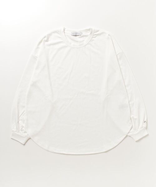 RIKKA FEMME(リッカファム)の「RIKKA FEMME/リッカファム ロンT オーバーサイズRF23FW08(Tシャツ/カットソー・レディース・ホワイト/ブラック/ベージュ・FREE)」の15枚目の写真