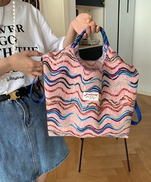 トートバッグ by FAR Lilac leather Cosmo handbag (23CRCMSADAWPSMA DAW) カラフル2WAYトートバッグ（トートバッグ）｜aimoha（アイモハ