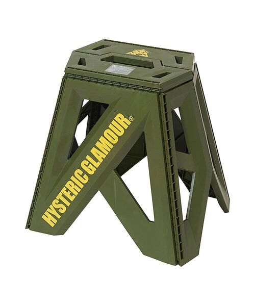 HYSTERIC GLAMOUR（ヒステリックグラマー）の「TRIANGLE WOMAN フォーダブルチェア39cm（家具・メンズ・カーキ/ベージュ/ブラック・FREE）」の3枚目の写真