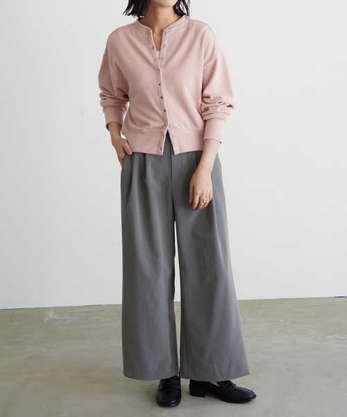 for/c(フォーシー)の「タックワイドパンツ【サスティナブル】(その他パンツ・レディース・グレー/ブラック・LL/M/L)」の14枚目の写真