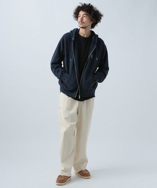 BAYFLOW(ベイフロー)の「スムースプレーン長袖Tシャツ(Tシャツ/カットソー・メンズ・チャコール/カーキ/オフホワイト/グレー・LARGE/SMALL/MEDIUM)」の6枚目の写真