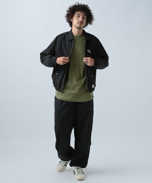 BAYFLOW(ベイフロー)の「スムースプレーン長袖Tシャツ(Tシャツ/カットソー・メンズ・チャコール/カーキ/オフホワイト/グレー・LARGE/SMALL/MEDIUM)」の7枚目の写真