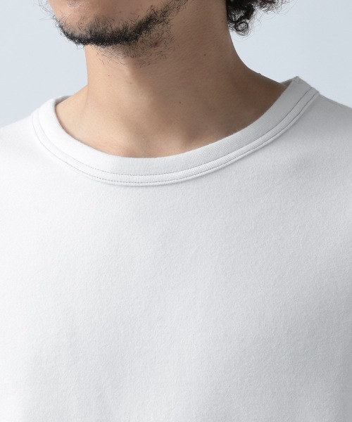 BAYFLOW(ベイフロー)の「スムースプレーン長袖Tシャツ(Tシャツ/カットソー・メンズ・チャコール/カーキ/オフホワイト/グレー・LARGE/SMALL/MEDIUM)」の11枚目の写真