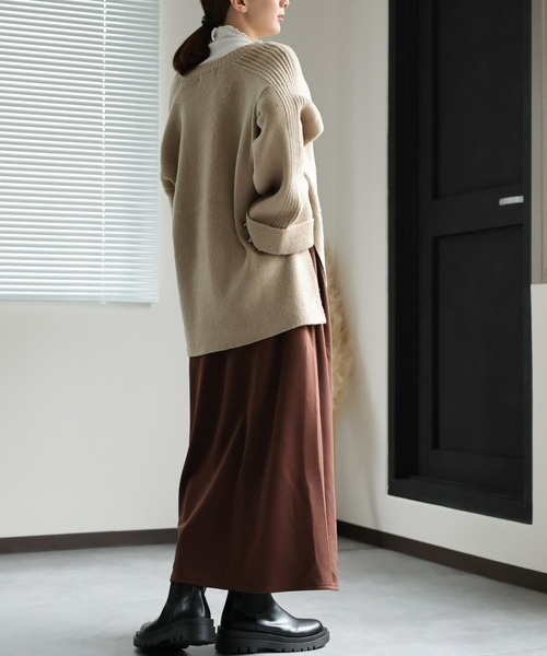 sakishimatokyo(サキシマトーキョー)の「起毛 キーネックニットトップス(ニット/セーター・レディース・ブルー/ブラック/オフホワイト/アイボリー・FREE)」の17枚目の写真