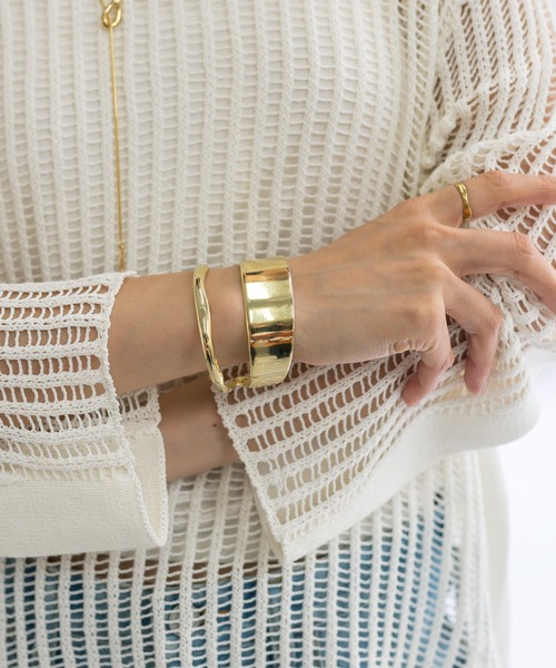 RIVE DROITE(リヴドロワ)の「アクセントバングル(バングル/リストバンド・レディース・ゴールド・FREE)」の1枚目の写真