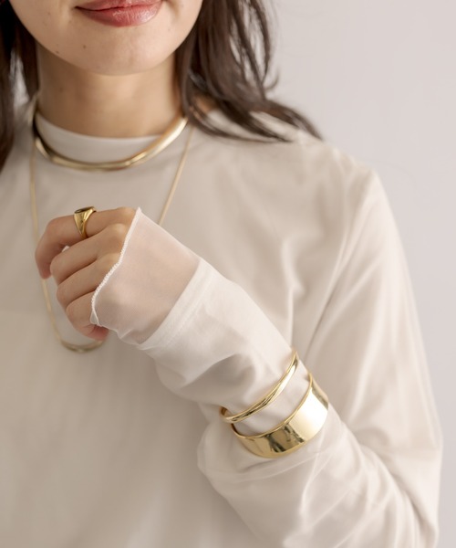 RIVE DROITE(リヴドロワ)の「アクセントバングル(バングル/リストバンド・レディース・ゴールド・FREE)」の21枚目の写真