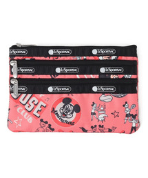 LeSportsac（レスポートサック）の「3ZIP COSMETIC ディズニー100ミッキーマウス（ポーチ・キッズ）」