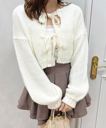 リボンニットカーデ【ZOZOTOWN限定アイテム】