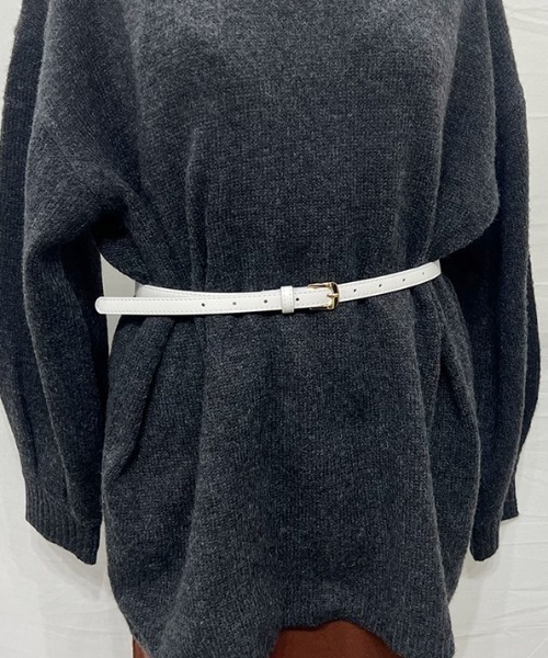 MODE ROBE（モードローブ）の「ゴールドバックルベルト（ベルト・レディース・ブラック/ホワイト/ブラウン/キャメル・FREE）」の10枚目の写真