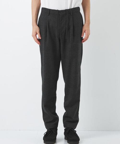 green label relaxing（グリーンレーベルリラクシング）の「ウォッシャブル ホームスパン チェック 1P ユーティリティ パンツ -ストレッチ-（その他パンツ・メンズ・ダークグレー/ネイビー・L/M/XL/S）」の5枚目の写真