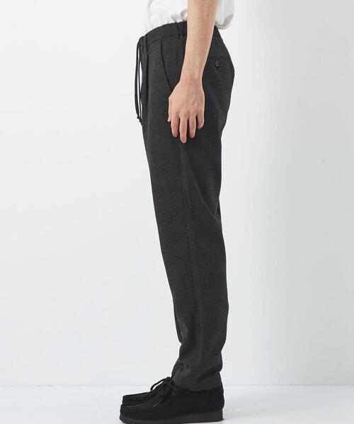 green label relaxing（グリーンレーベルリラクシング）の「ウォッシャブル ホームスパン チェック 1P ユーティリティ パンツ -ストレッチ-（その他パンツ・メンズ・ダークグレー/ネイビー・L/M/XL/S）」の6枚目の写真