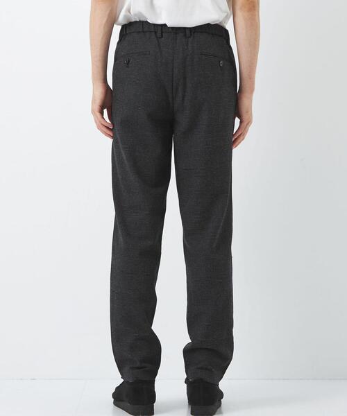 green label relaxing（グリーンレーベルリラクシング）の「ウォッシャブル ホームスパン チェック 1P ユーティリティ パンツ -ストレッチ-（その他パンツ・メンズ・ダークグレー/ネイビー・L/M/XL/S）」の7枚目の写真