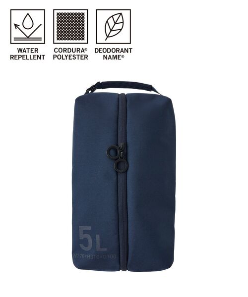 TRAVEL SHOP MILESTO（トラベルショップミレスト）の「MILESTO UTILITY シューズバッグ 5L（トラベルグッズ・レディース・ブラック/グレー系その他/グレイッシュベージュ/ネイビー/オレンジ/グリーン・ﾌﾘ-）」の6枚目の写真