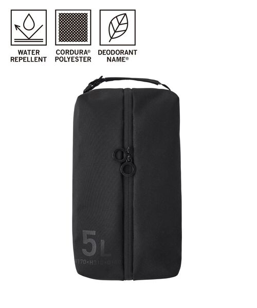 TRAVEL SHOP MILESTO（トラベルショップミレスト）の「MILESTO UTILITY シューズバッグ 5L（トラベルグッズ・レディース・ブラック/グレー系その他/グレイッシュベージュ/ネイビー/オレンジ/グリーン・ﾌﾘ-）」の3枚目の写真