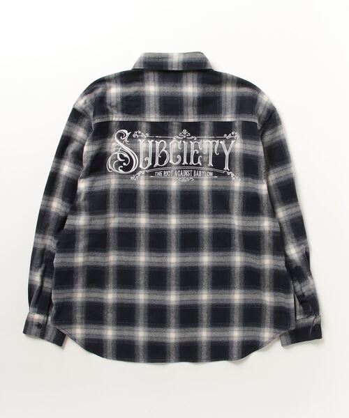 ブラウス シャツ OMBRE CHECK SHIRTS レディース ONCILY シャツ OMBRE CHECK SHIRT / オンブレチェックシャツ