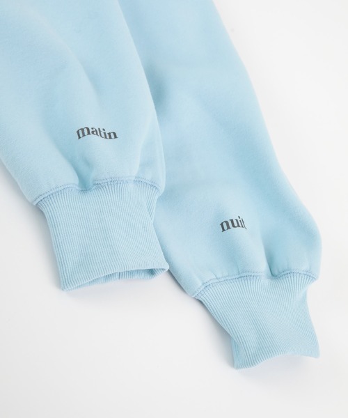 titivate（ティティベイト）の「裏起毛ロゴショートフード付きプルオーバー（パーカー・レディース・アイボリー/ライトブルー/ブラック/杢グレー・FREE）」の11枚目の写真