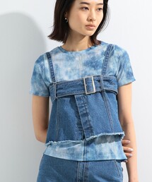 Ray BEAMS | Ray BEAMS / デニム ビスチェ(キャミソール)