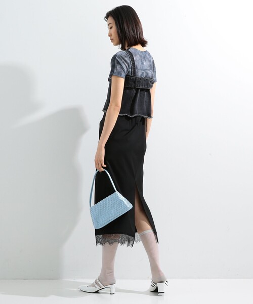 Ray BEAMS（レイビームス）の「Ray BEAMS / デニム ビスチェ（キャミソール・レディース・ブルー/ブラック・0/1）」の10枚目の写真