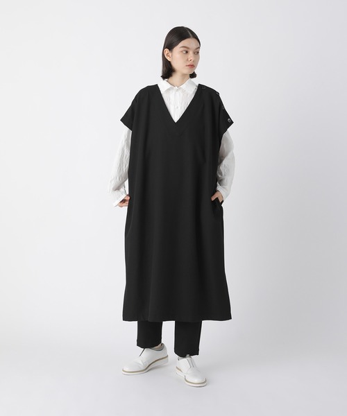Plantation(プランテーション)の「シュリンクブロードボーダー/シャツ / (O)(シャツ/ブラウス・レディース・ブラック/ホワイト/パープル・M size)」の10枚目の写真