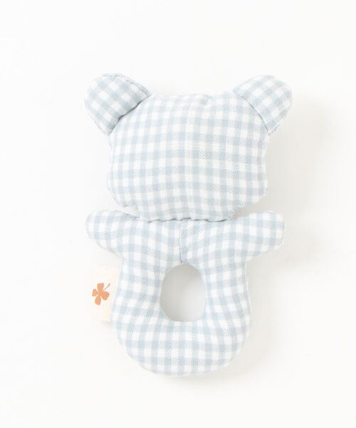 HAKKA BABY（ハッカベビー）の「[ベビー]鈴付きアニマルマスコット（その他ベビー用品・キッズ・ピンク/ブルー・FREE）」の3枚目の写真
