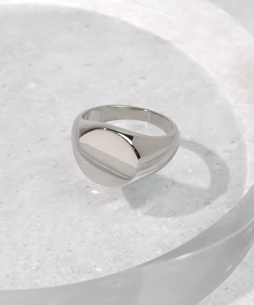 blackdia ocean(ブラックダイヤオーシャン)の「blackdia ocean フラットヘッドリング(リング・レディース・シルバー/ピンクゴールド/ゴールド・11号/9号/16号/19号/13号)」の2枚目の写真