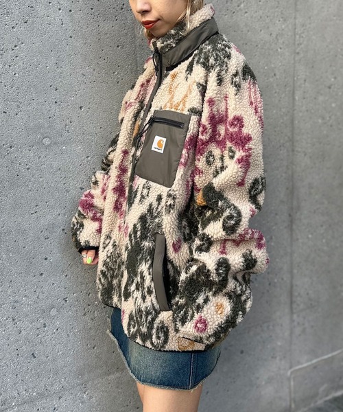 Carhartt WIP(カーハートダブリューアイピー)の「【Carhartt WIP/カーハート ダブリューアイピー】PRENTIS LINER(ブルゾン・レディース・ブラック/ホワイト・MEDIUM/LARGE)」の6枚目の写真