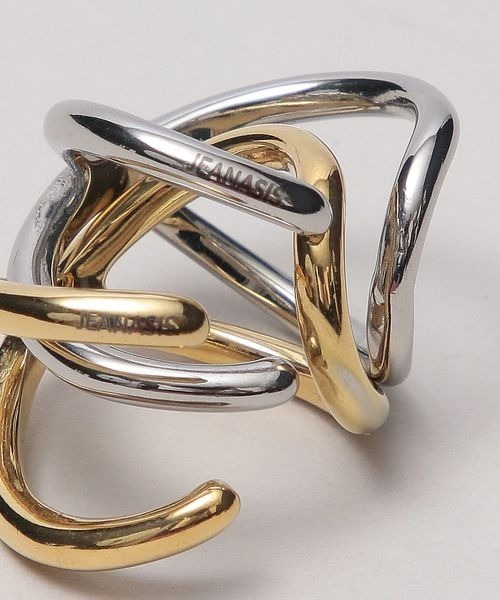 JEANASIS（ジーナシス）の「【ステンレス】2WAYクロスリング/991861（リング・レディース・ゴールド/シルバー・MEDIUM/LARGE）」の13枚目の写真