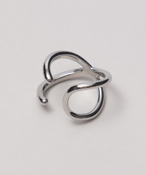 JEANASIS（ジーナシス）の「【ステンレス】2WAYクロスリング/991861（リング・レディース・ゴールド/シルバー・MEDIUM/LARGE）」の5枚目の写真