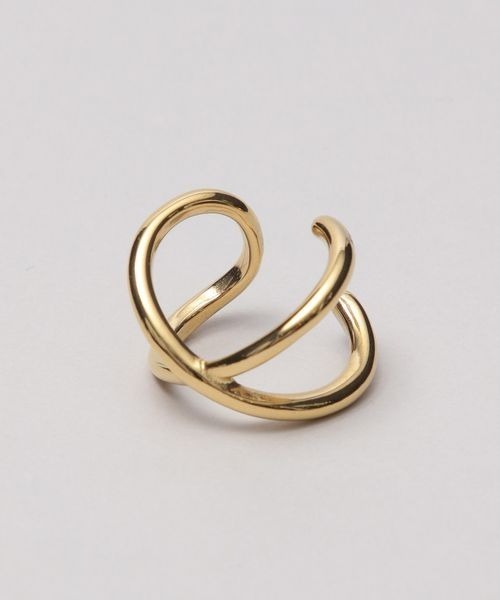 JEANASIS（ジーナシス）の「【ステンレス】2WAYクロスリング/991861（リング・レディース・ゴールド/シルバー・MEDIUM/LARGE）」の11枚目の写真
