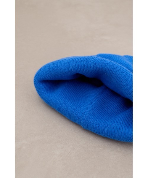 AZUL by moussy(アズールバイマウジー)の「2WAYニットワッチ(ニットキャップ/ビーニー・メンズ・ブラック/ブルー・FREE)」の20枚目の写真